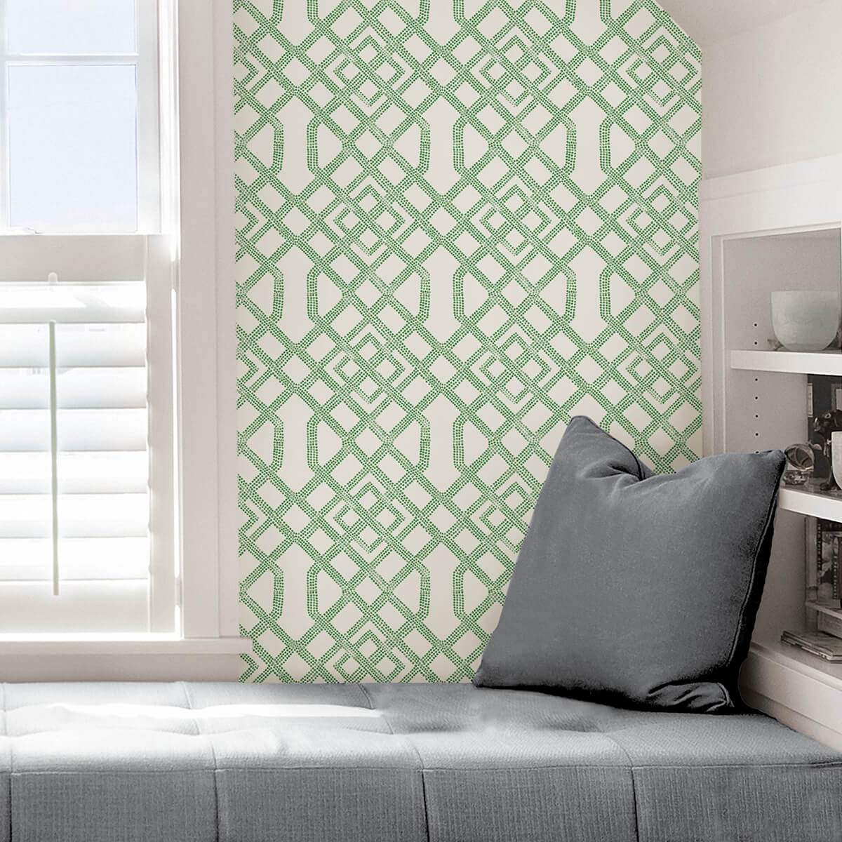Green Tanner Peel & Stick Wallpaper - York Wallcoverings - NUS4382 - York Wallcoverings Wallpaper