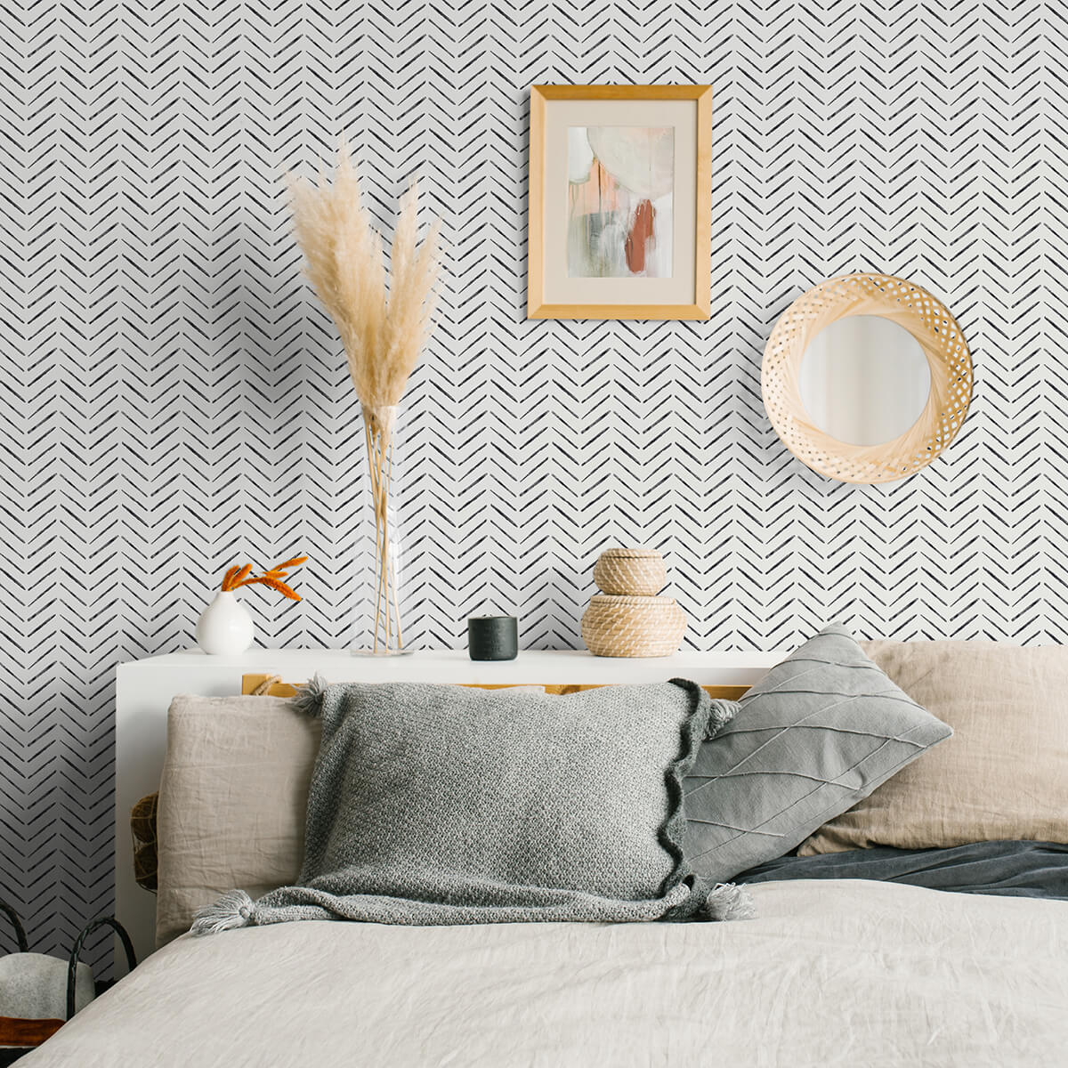 Black Holden Peel & Stick Wallpaper - York Wallcoverings - NUS4387 - York Wallcoverings Wallpaper