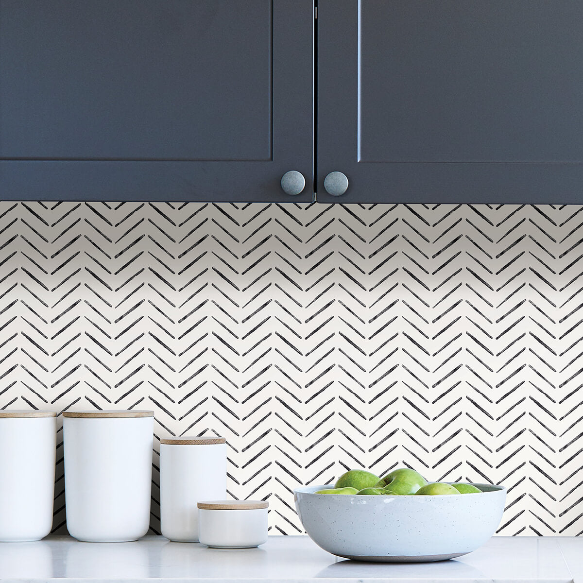 Black Holden Peel & Stick Wallpaper - York Wallcoverings - NUS4387 - York Wallcoverings Wallpaper