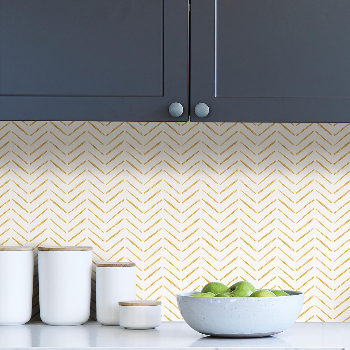 Ochre Holden Peel & Stick Wallpaper - York Wallcoverings - NUS4388 - York Wallcoverings Wallpaper