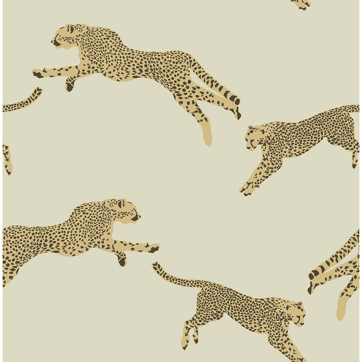 Dune Leaping Cheetah Peel and Stick Wallpaper - York Wallcoverings - SCS4274 - York Wallcoverings Wallpaper