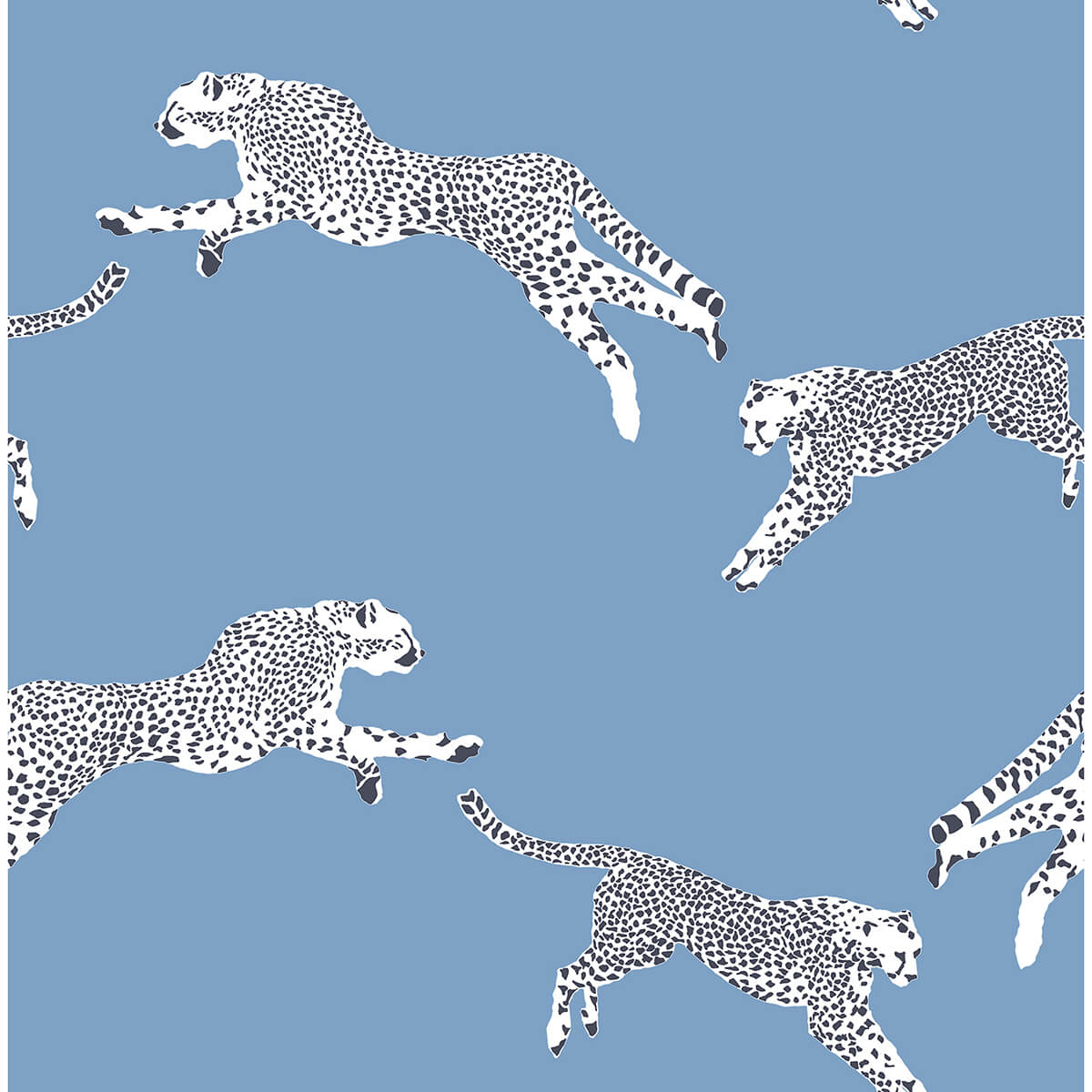 Cloud Nine Leaping Cheetah Peel & Stick - York Wallcoverings - SCS4277