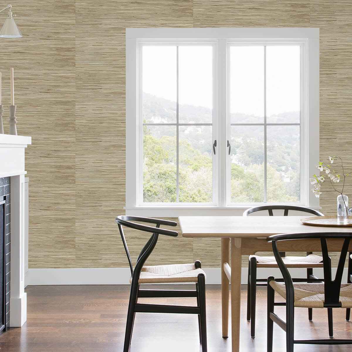 Sogen Khaki Knotted Sea Grasscloth Wallpaper - York Wallcoverings - 2972-65621 - York Wallcoverings Wallpaper