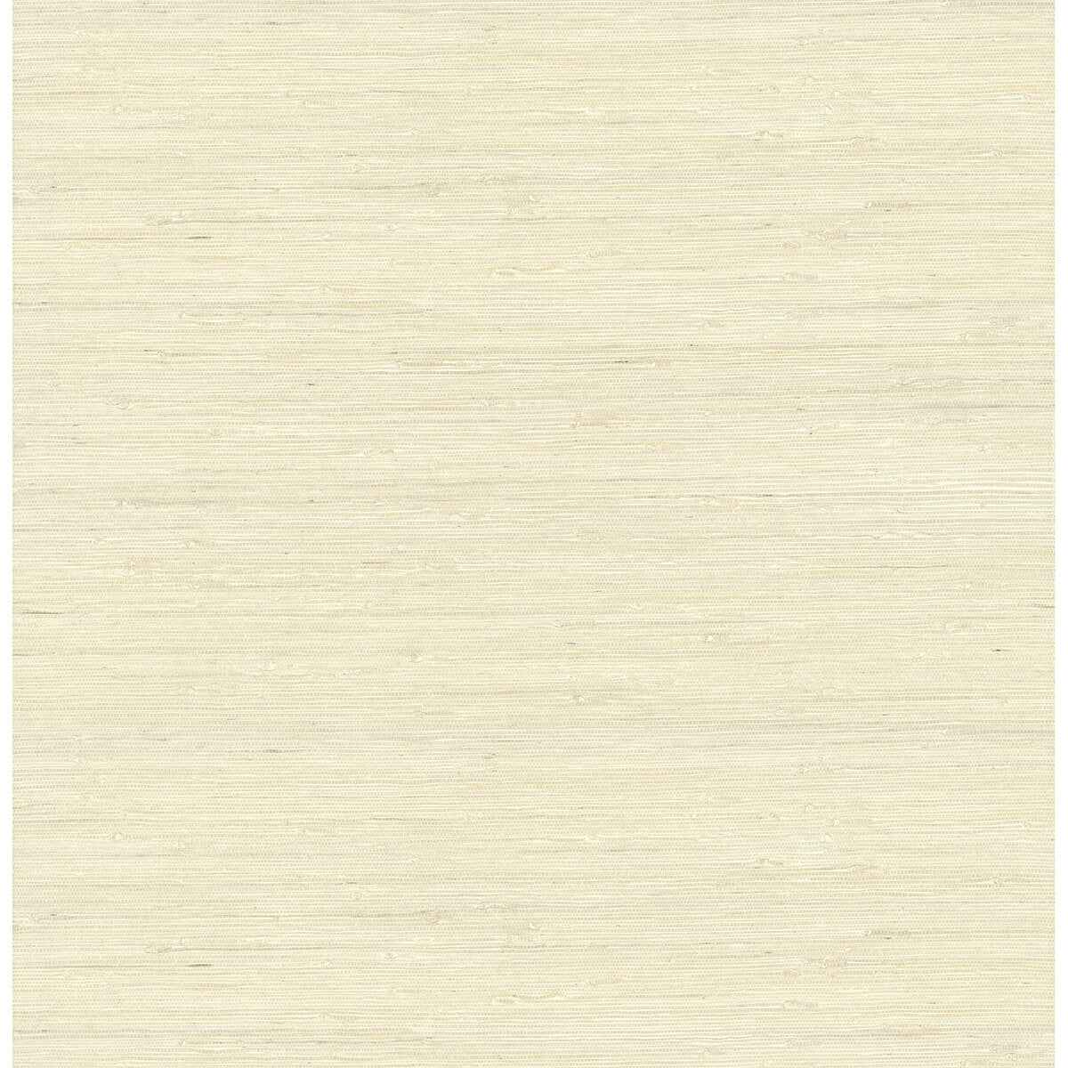 Battan Cream Jute Grasscloth Wallpaper - York Wallcoverings - 2972-65651