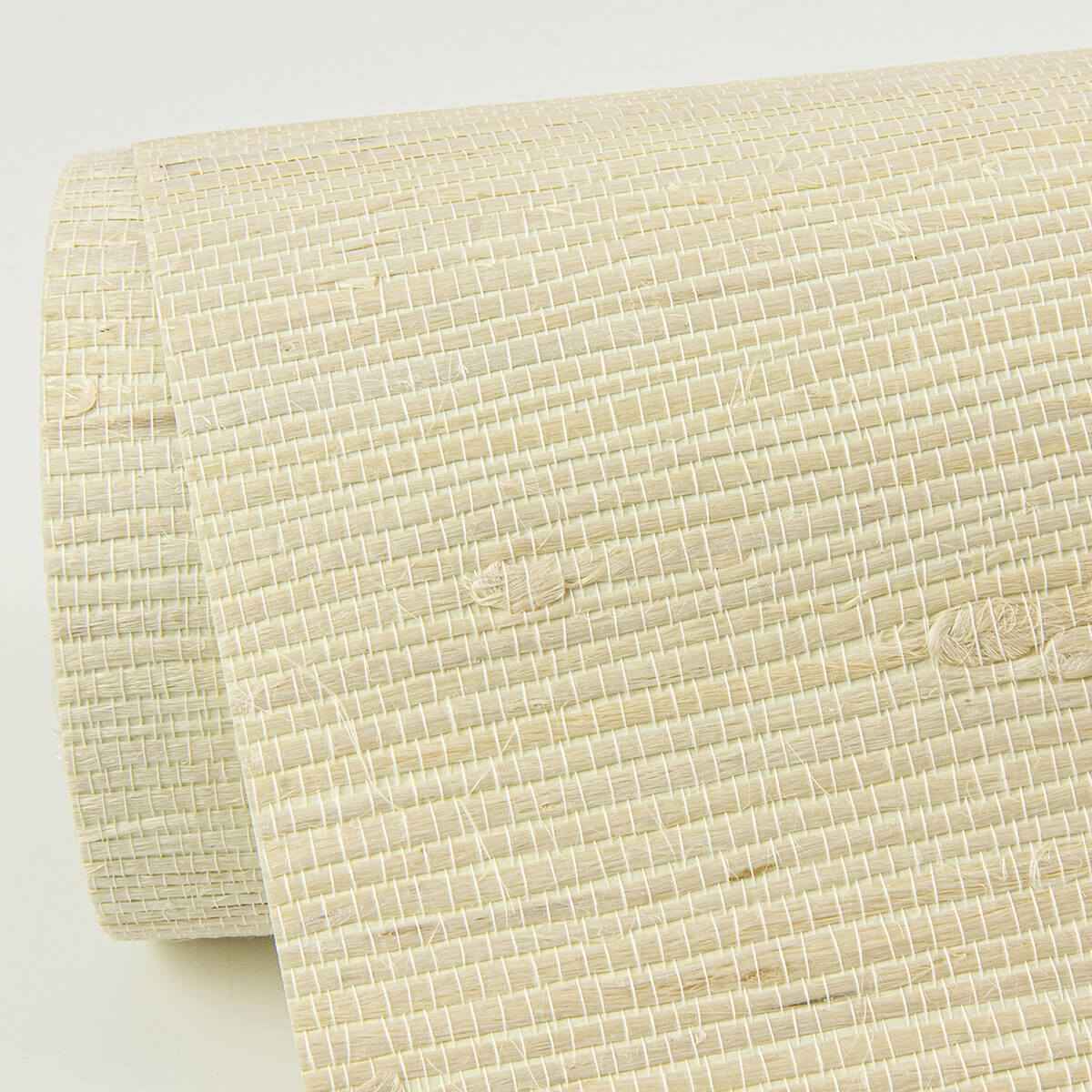 Battan Cream Jute Grasscloth Wallpaper - York Wallcoverings - 2972-65651 - York Wallcoverings Wallpaper