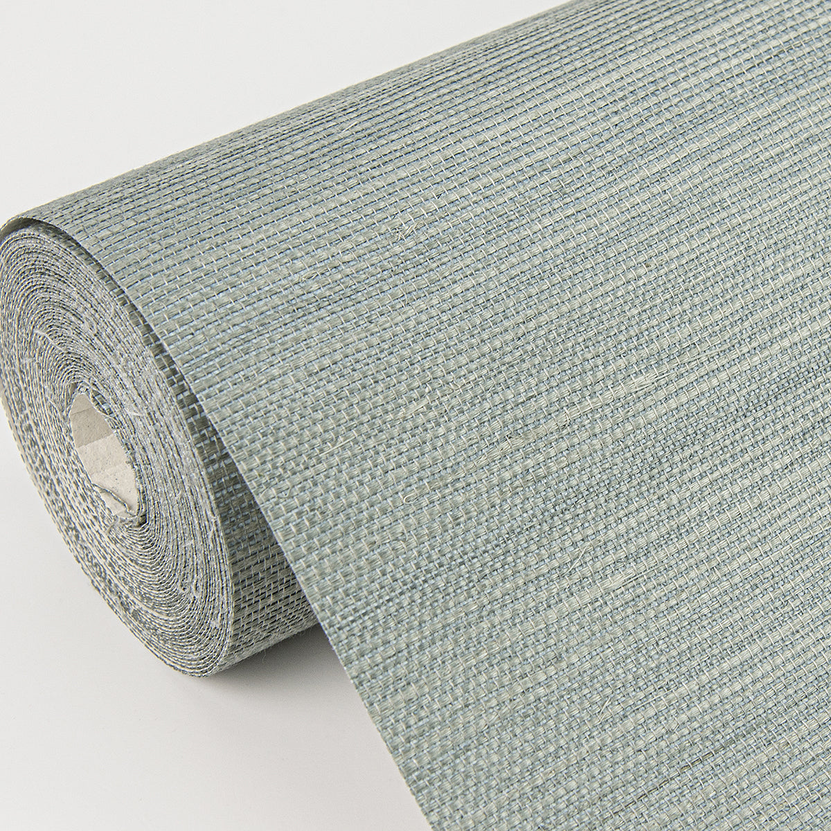 Zhejiang Aquamarine Sisal Grasscloth Wallpaper - Brewster Wallcovering