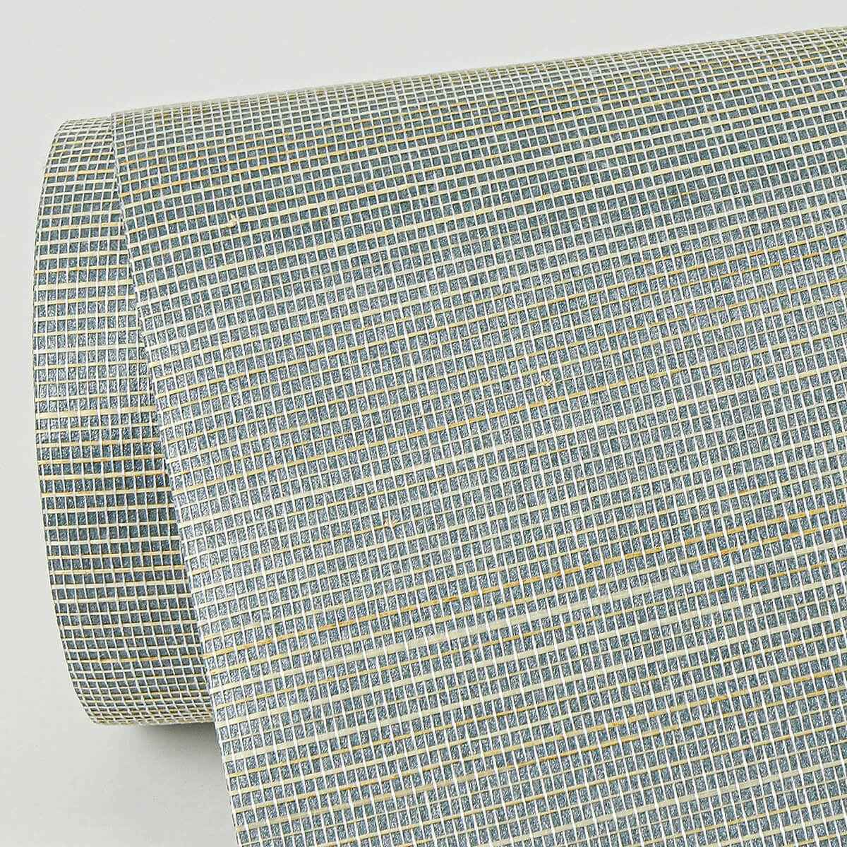 Mai Aqua Abaca Grasscloth Wallpaper - York Wallcoverings - 2972-86106 - York Wallcoverings Wallpaper