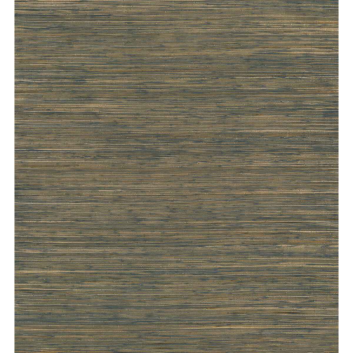 Shuang Teal Handmade Grasscloth Wallpaper - York Wallcoverings - 2972-86111