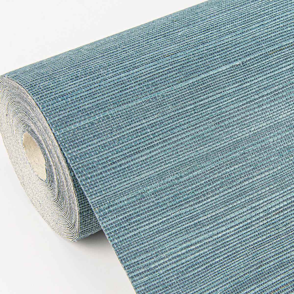 Aiko Blue Sisal Grasscloth Wallpaper - York Wallcoverings - 2972-86122 - York Wallcoverings Wallpaper
