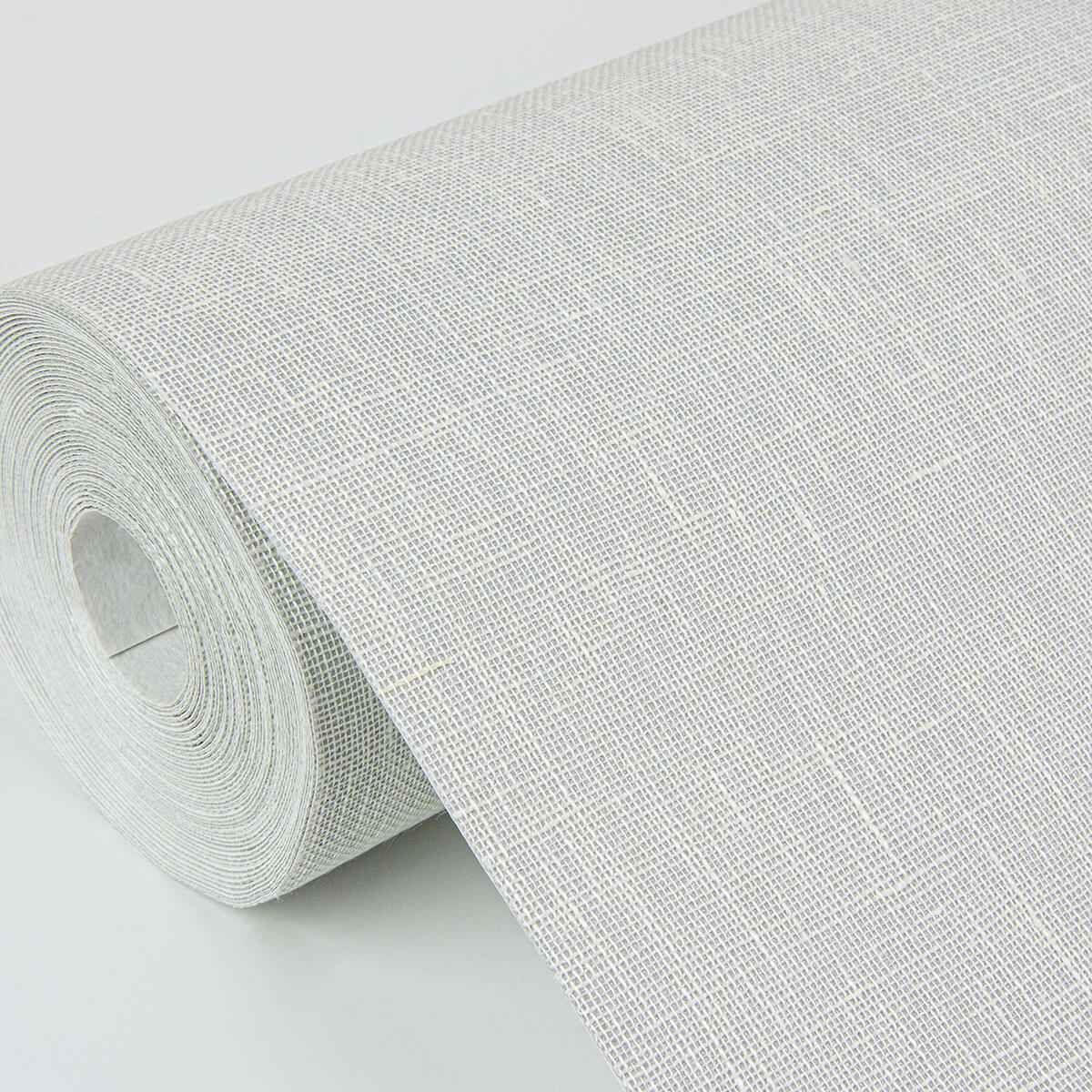 Donmei Light Grey Linen Wallpaper - York Wallcoverings - 2972-86134 - York Wallcoverings Wallpaper
