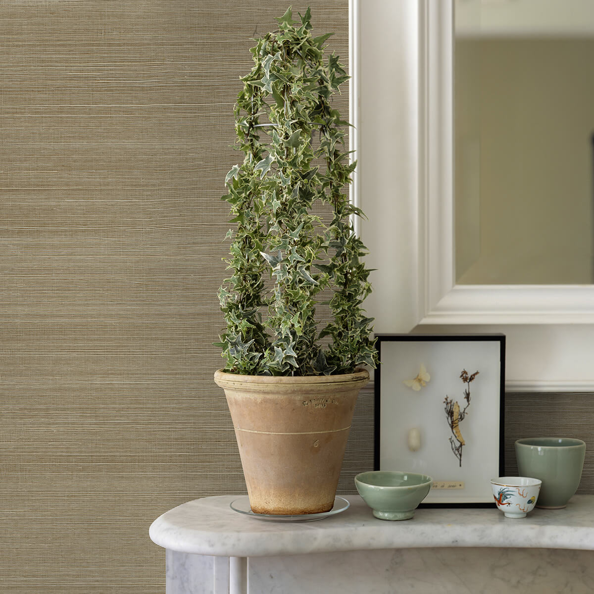 sakiya-neutral-sisal-grasscloth-wallpaper-york-wallcoverings-2972-86136 - York Wallcoverings Papel pintado