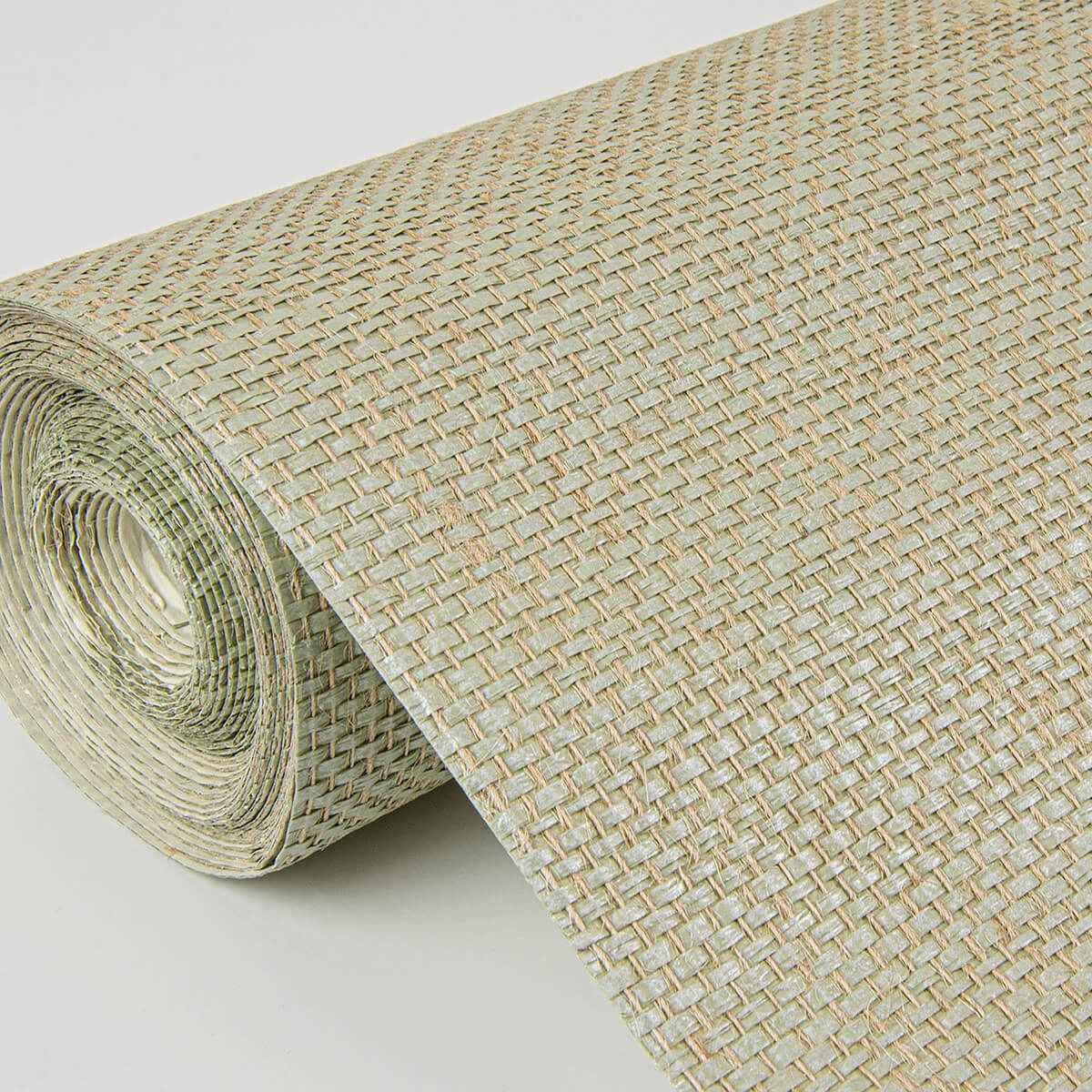 Yanyu Sage Paper Weave Grasscloth Wallpaper - York Wallcoverings - 2972-86143 - York Wallcoverings Wallpaper
