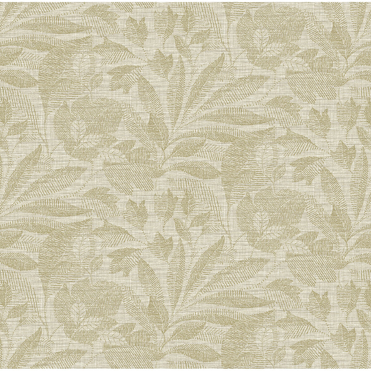 lei-gold-leaf-wallpaper-york-wallcoverings-2972-86150 - York Wallcoverings Papel pintado