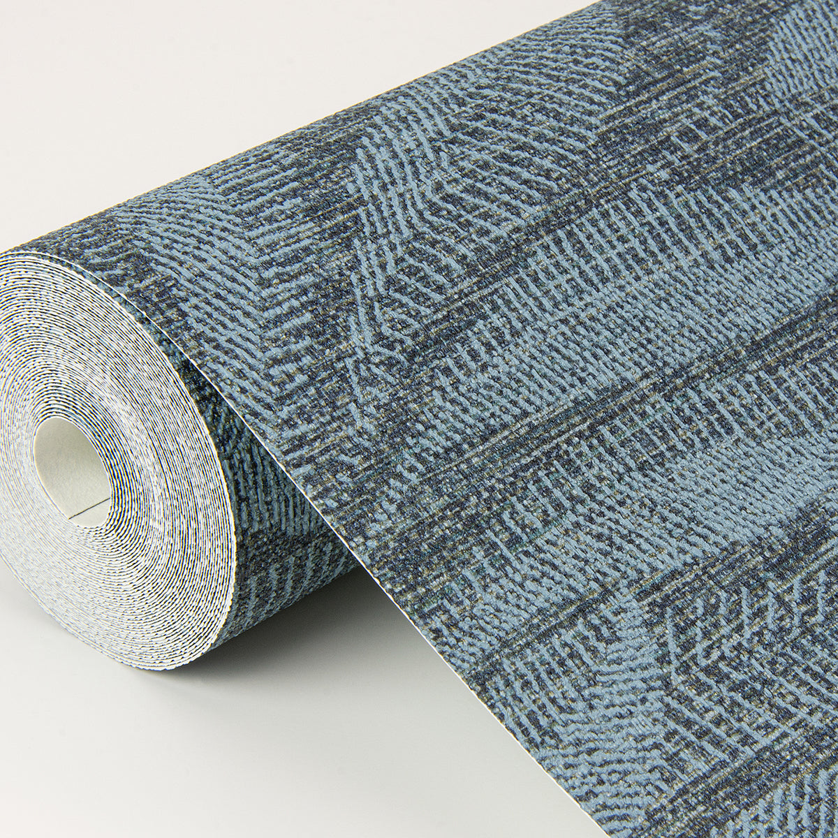 Lei Navy Leaf Wallpaper  | Brewster Wallcovering - The WorkRm