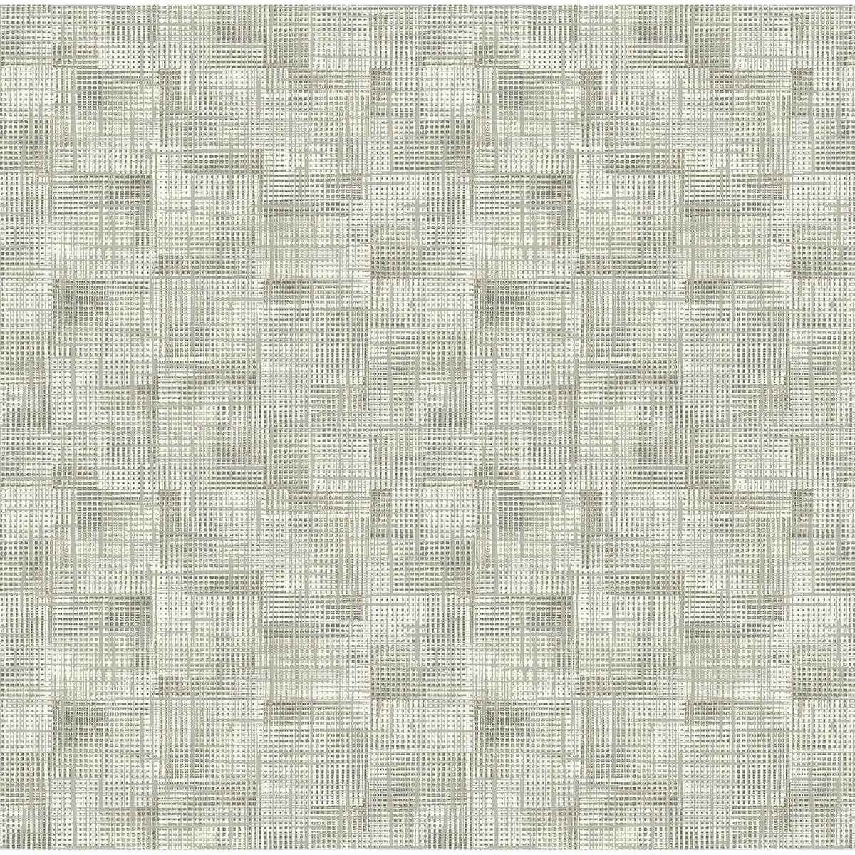 Ting Taupe Lattice Wallpaper - York Wallcoverings - 2972-86156