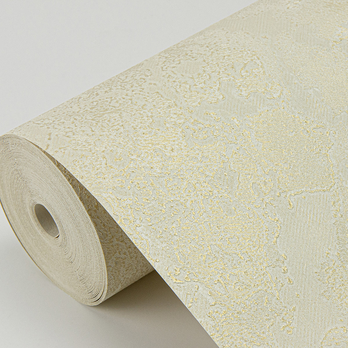 Francesca Champagne Texture Wallpaper  | Brewster Wallcovering