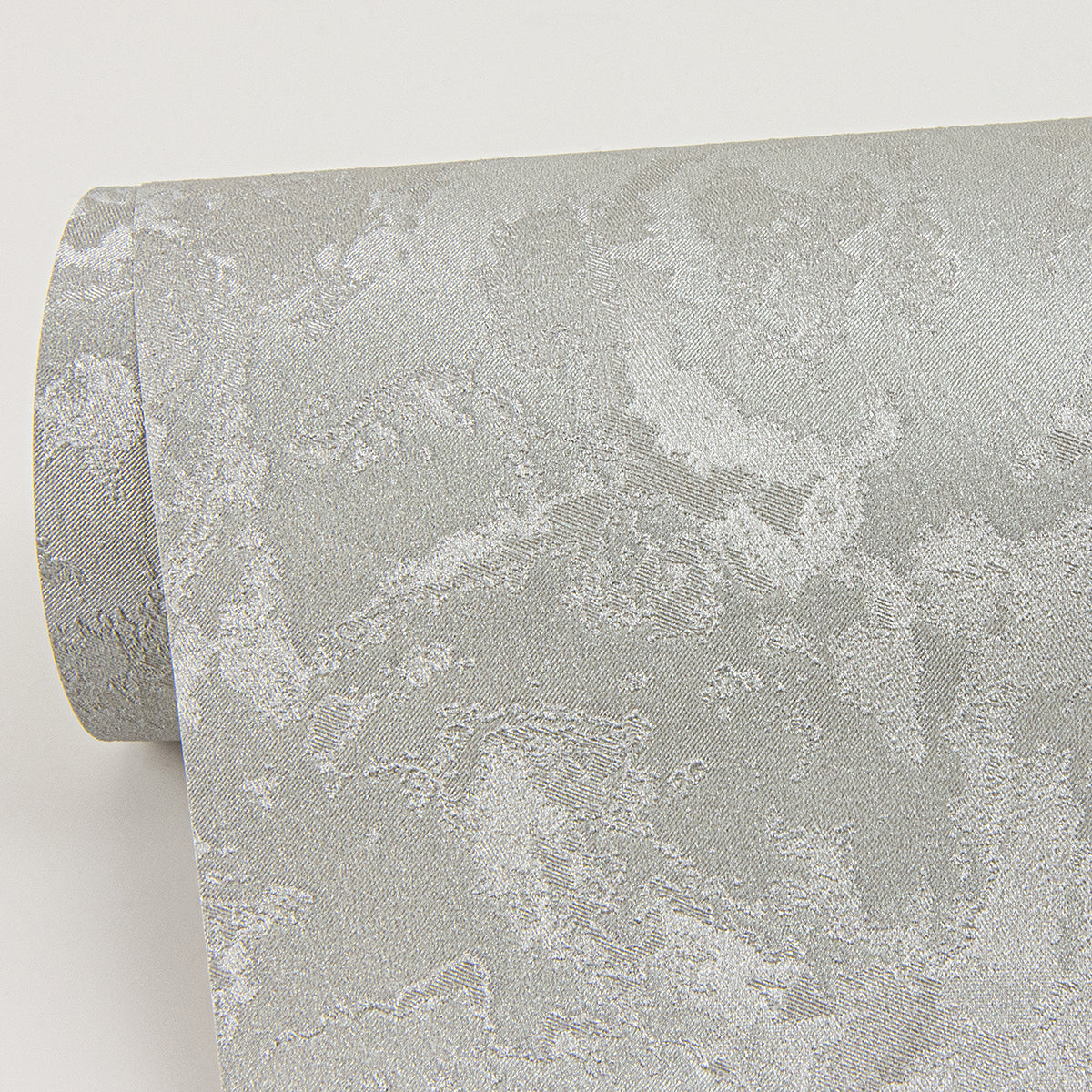 Francesca Pewter Texture Wallpaper - Brewster Wallcovering