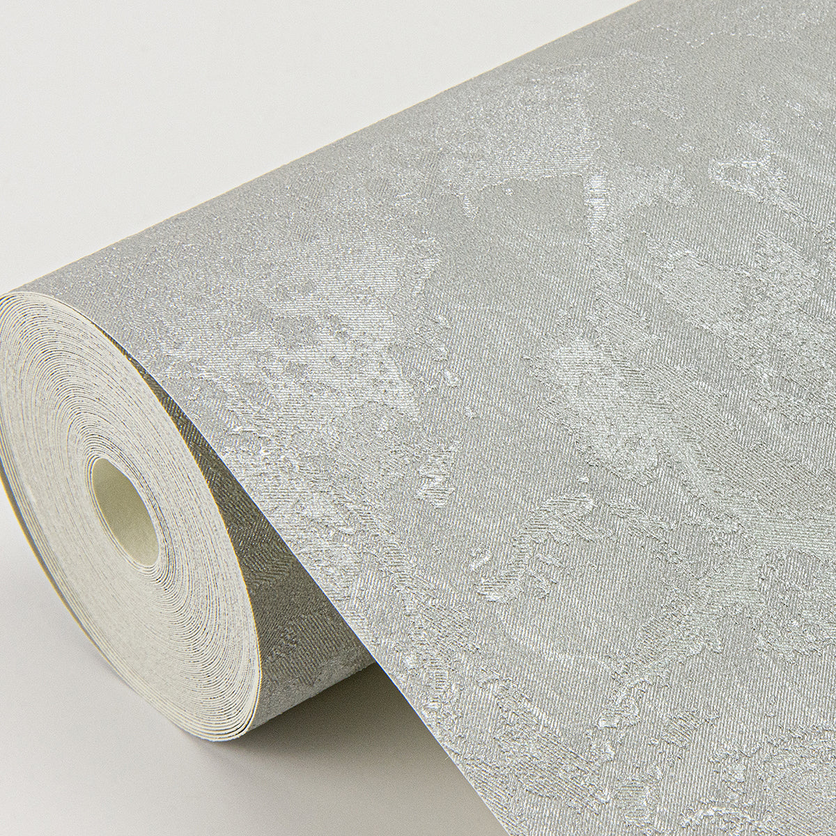 Francesca Pewter Texture Wallpaper - Brewster Wallcovering