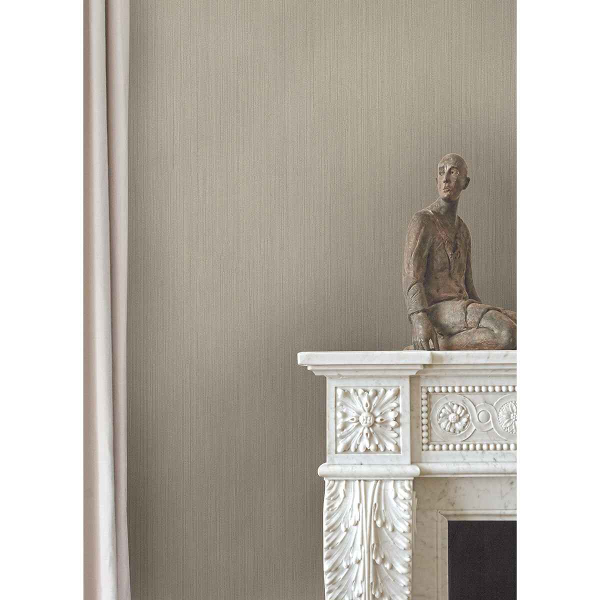 Pietra Taupe Silk Wallpaper - York Wallcoverings - 4058-21770 - York Wallcoverings Wallpaper