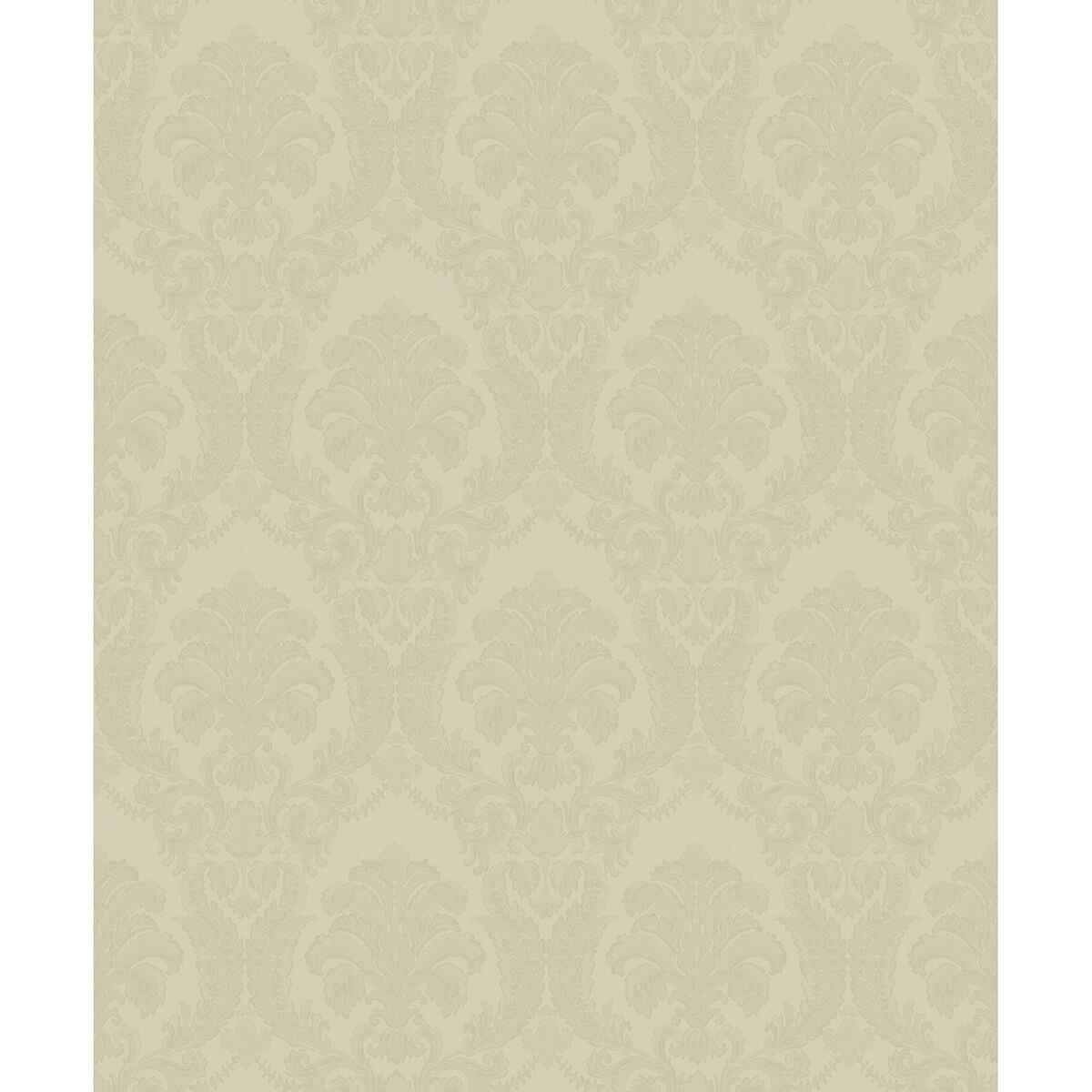 Renatta Gold Damask Wallpaper - York Wallcoverings - 4058-21777