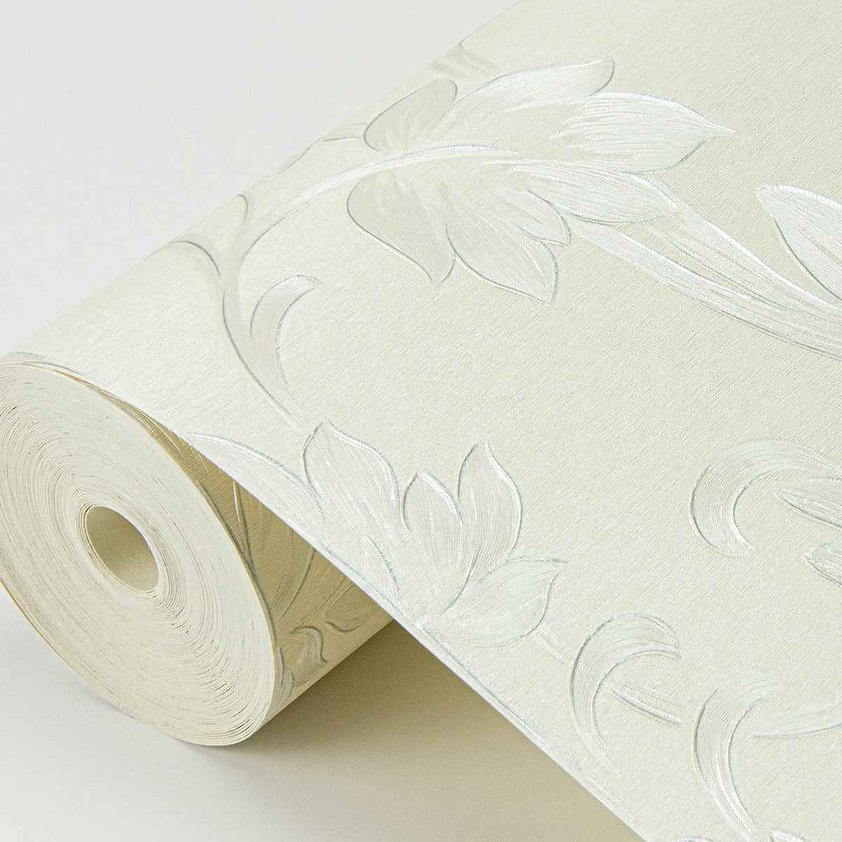 Antonella Silver Scroll Wallpaper - York Wallcoverings - 4058-21786 - York Wallcoverings Wallpaper