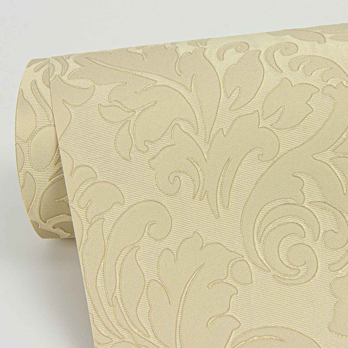 Betina Gold Damask Wallpaper - York Wallcoverings - 4058-24800 - York Wallcoverings Wallpaper