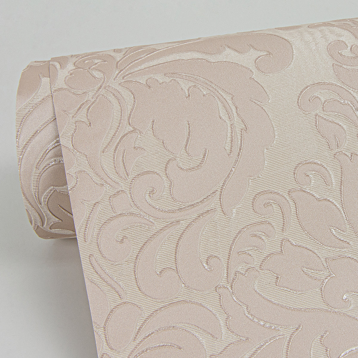 Betina Rose Damask Wallpaper - Brewster Wallcovering