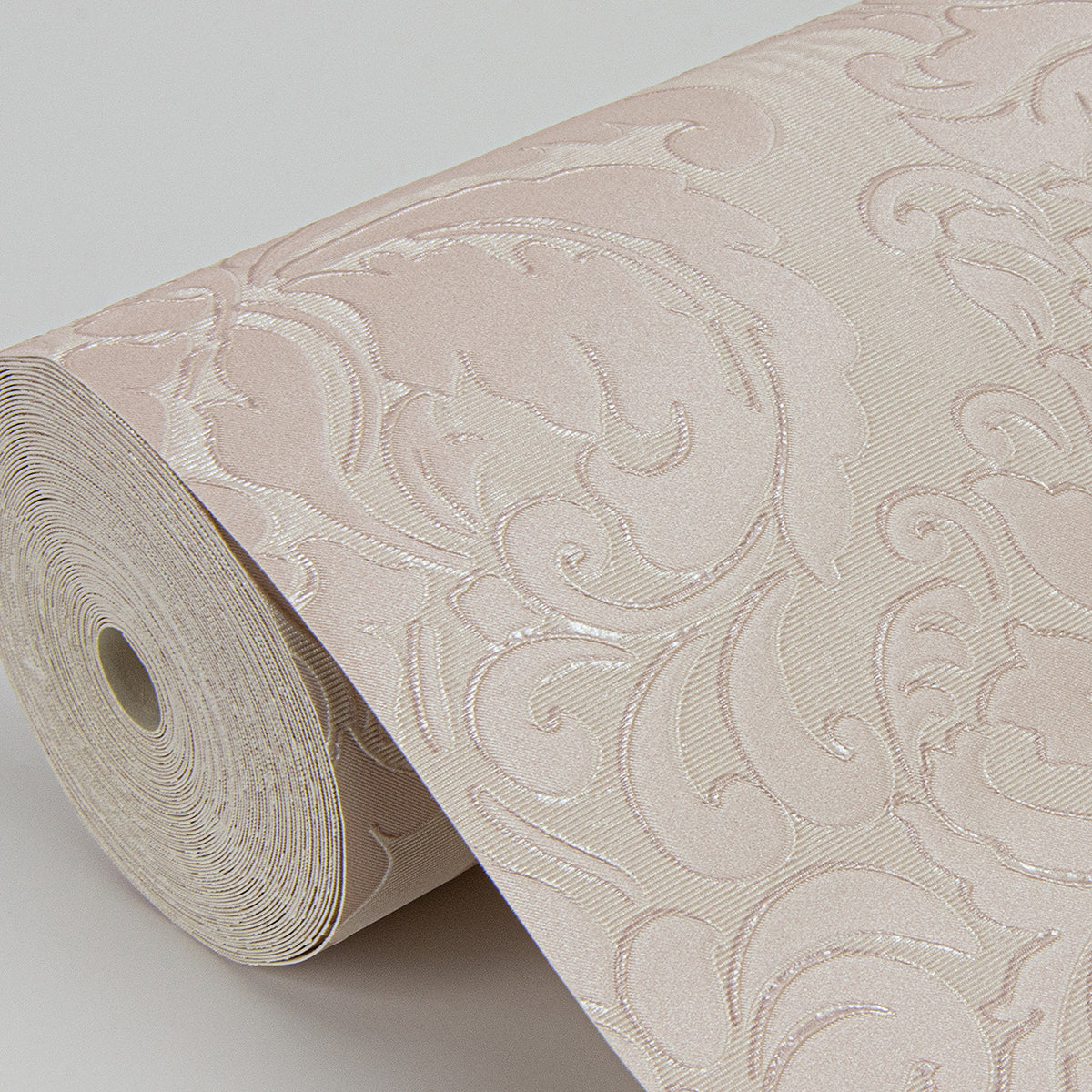 Betina Rose Damask Wallpaper - Brewster Wallcovering