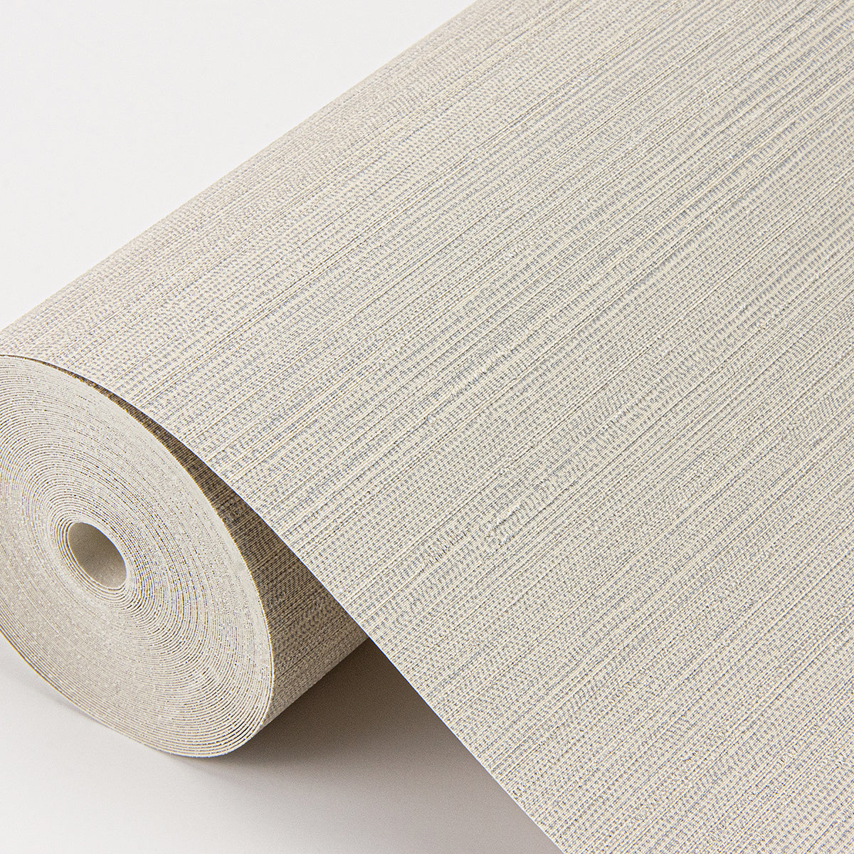 Aida Beige Horizontal Silk Wallpaper - Brewster Wallcovering