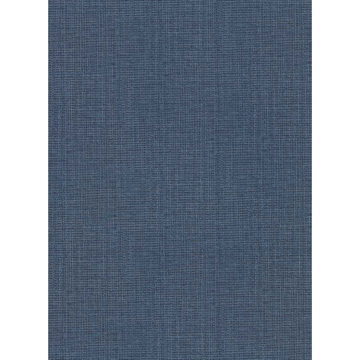 Claremont Indigo Faux Grasscloth Wallpaper - York Wallcoverings - 2984-50612