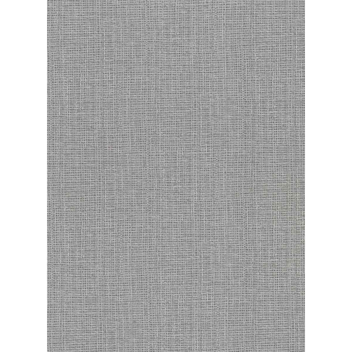 Claremont Silver Faux Grasscloth Wallpaper - York Wallcoverings - 2984-50618