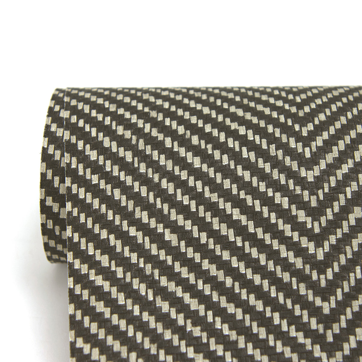 Graham Black Chevron Wallpaper - Brewster Wallcovering