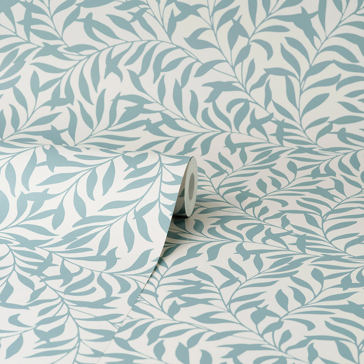 salix-light-blue-leaf-wallpaper-york-wallcoverings-m1669 - York Wallcoverings Wallpaper