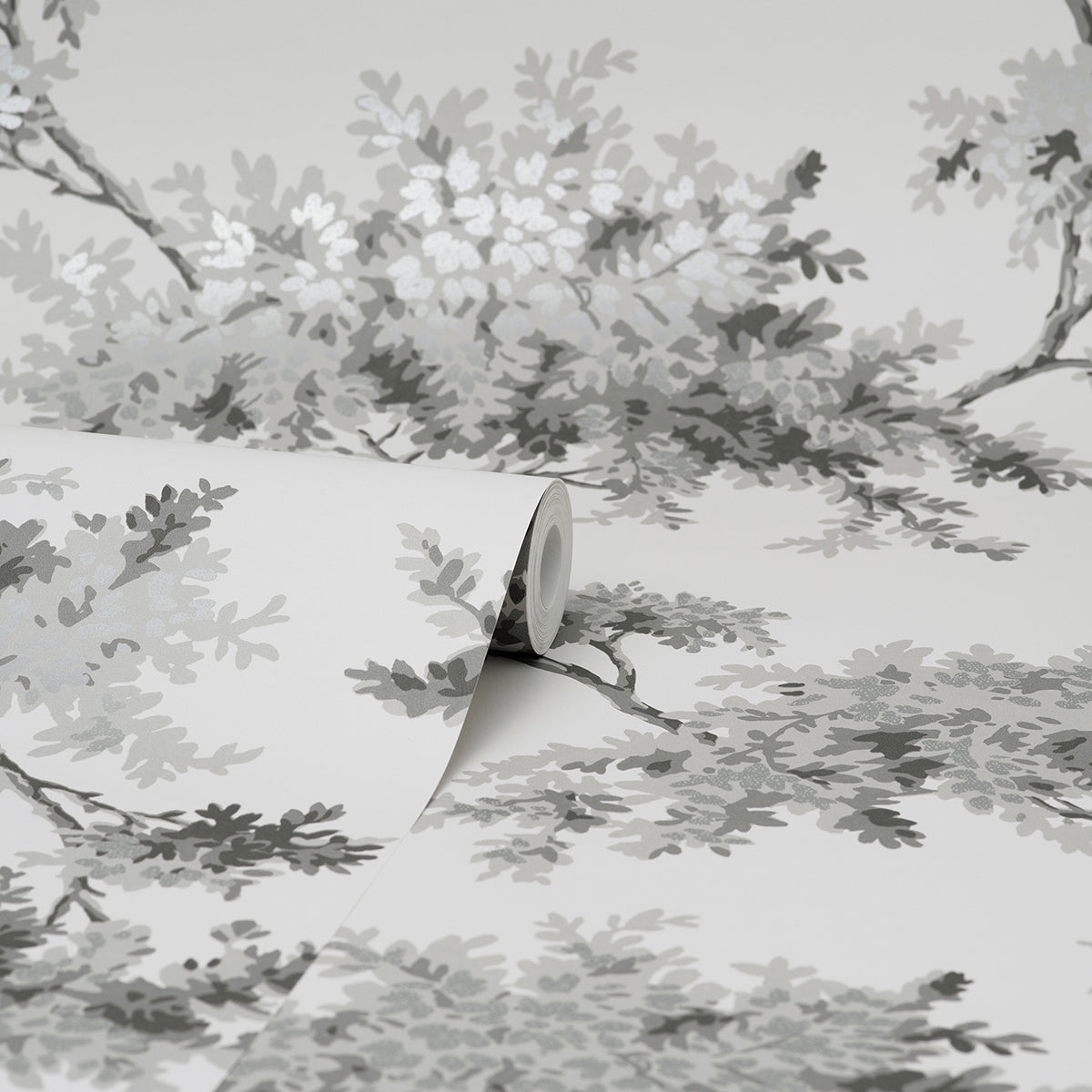ashdown-grey-tree-wallpaper-york-wallcoverings-m1671 - York Wallcoverings Wallpaper