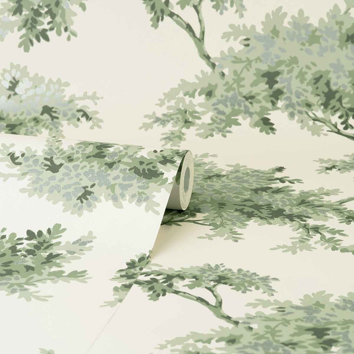Ashdown Sage Tree Wallpaper - York Wallcoverings - M1674 - York Wallcoverings Wallpaper