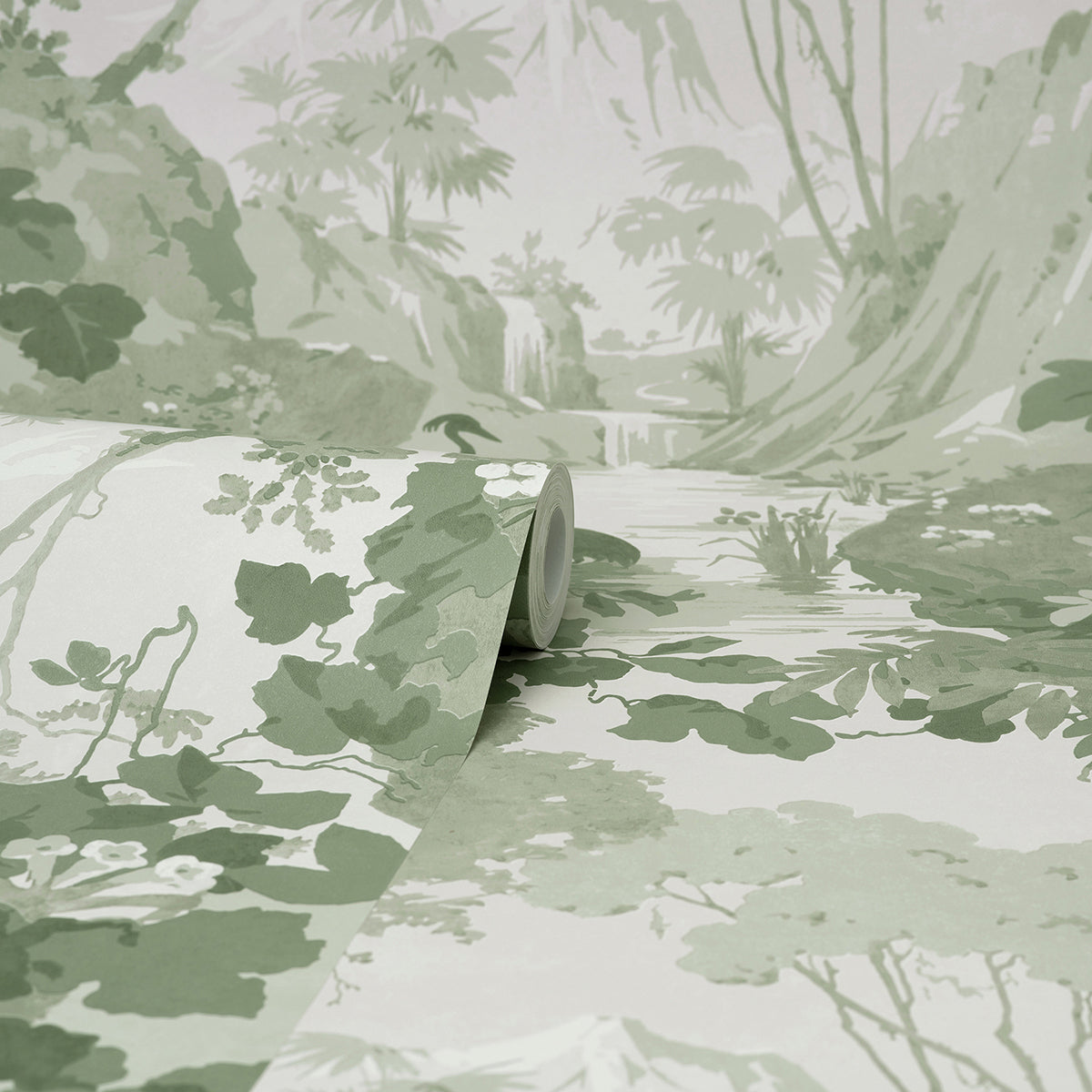 eden-sage-crane-lagoon-wallpaper-york-wallcoverings-m1679 - York Wallcoverings Wallpaper