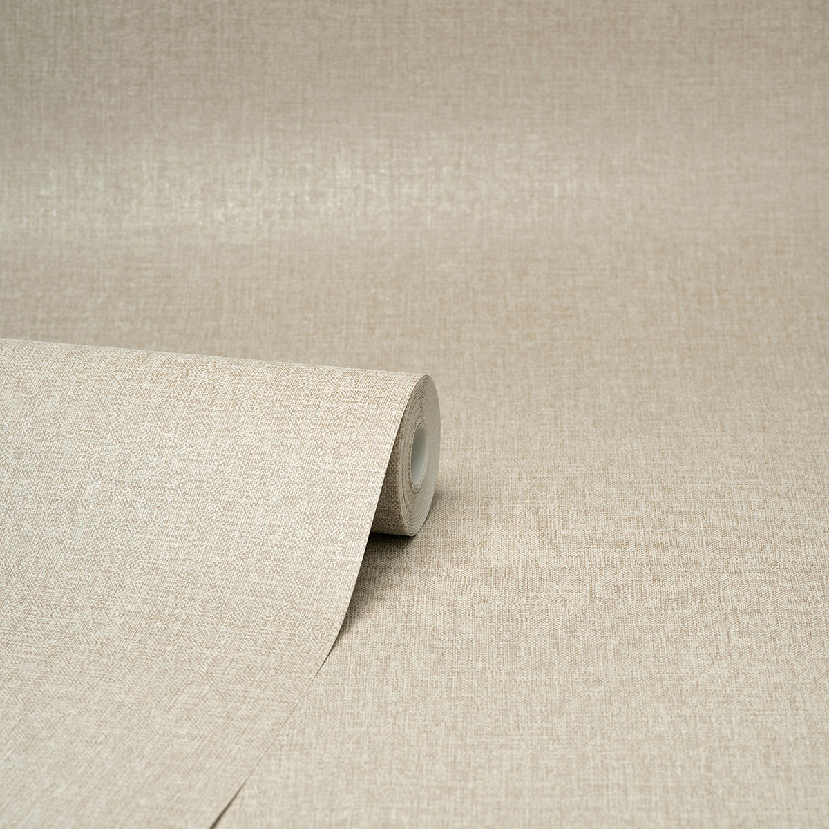 Glen Beige Linen Wallpaper - Brewster Wallcovering