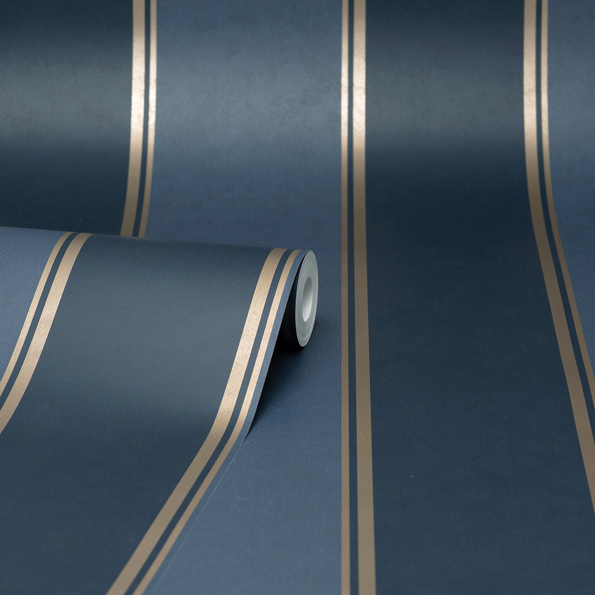 rydia-blue-stripe-wallpaper-york-wallcoverings-m1708 - York Wallcoverings Wallpaper