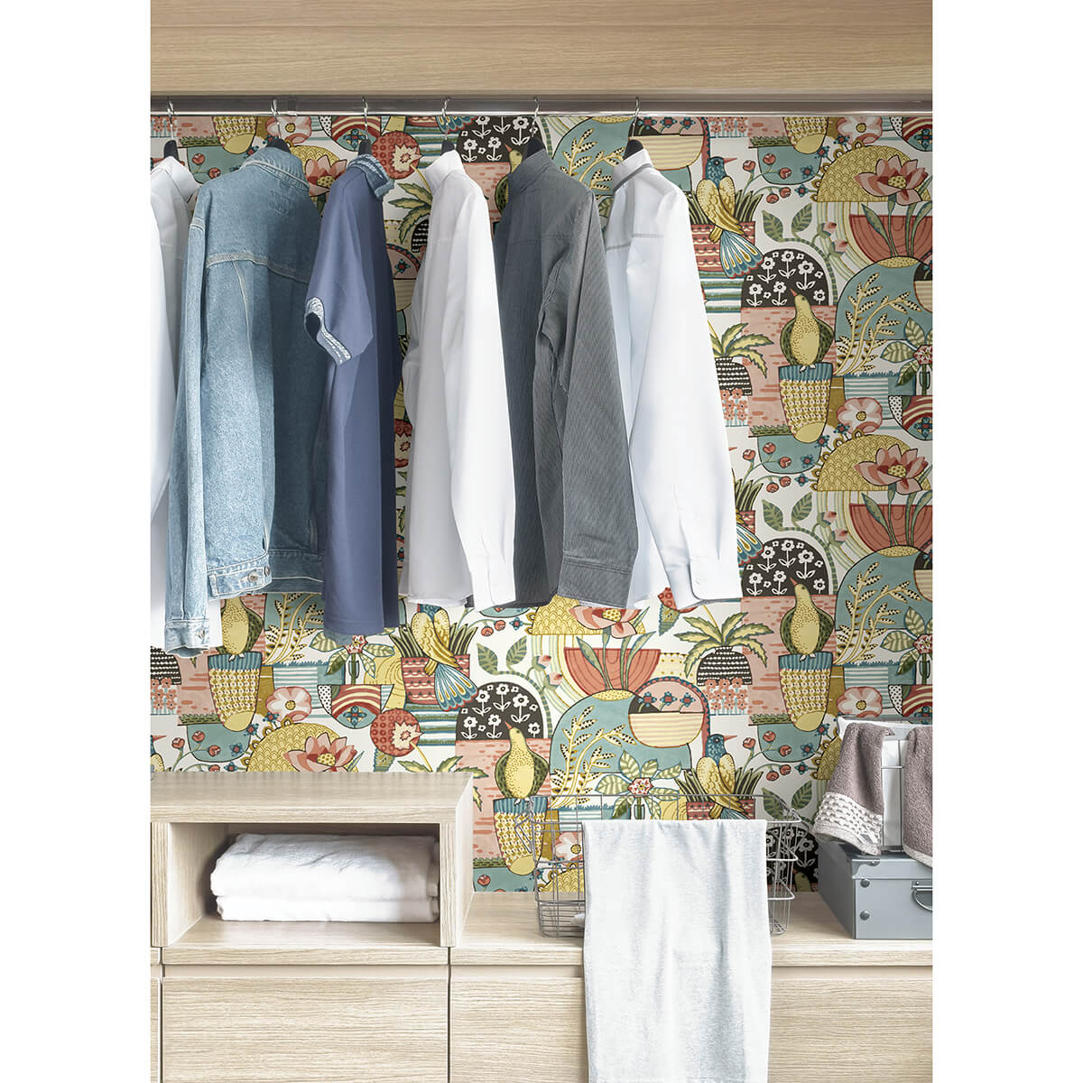Spice Avriel Peel & Stick Wallpaper - York Wallcoverings - CBS4518 - York Wallcoverings Wallpaper