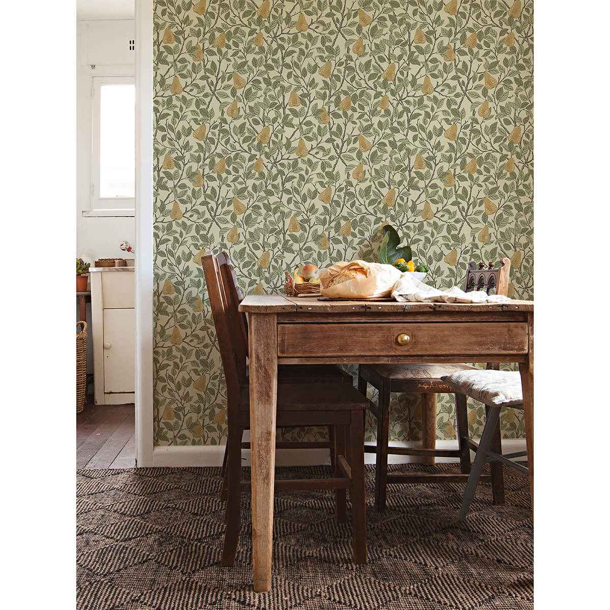 Pirum Yellow Pear Wallpaper - York Wallcoverings - 2999-13102 - York Wallcoverings Wallpaper
