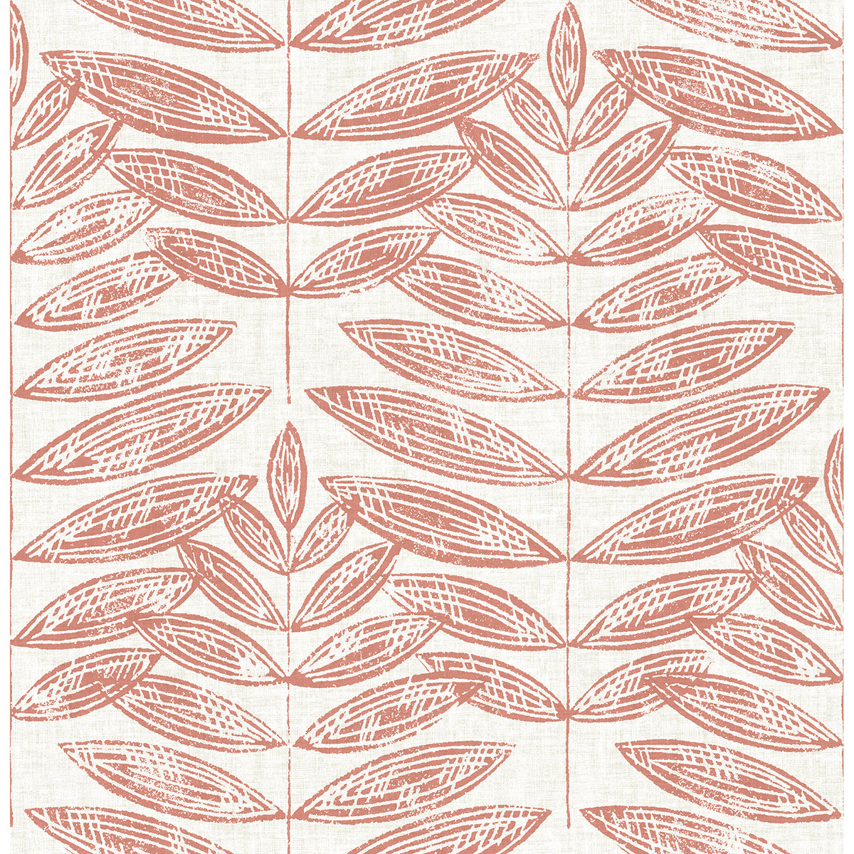 Akira Coral Leaf Wallpaper - York Wallcoverings - 2999-25103