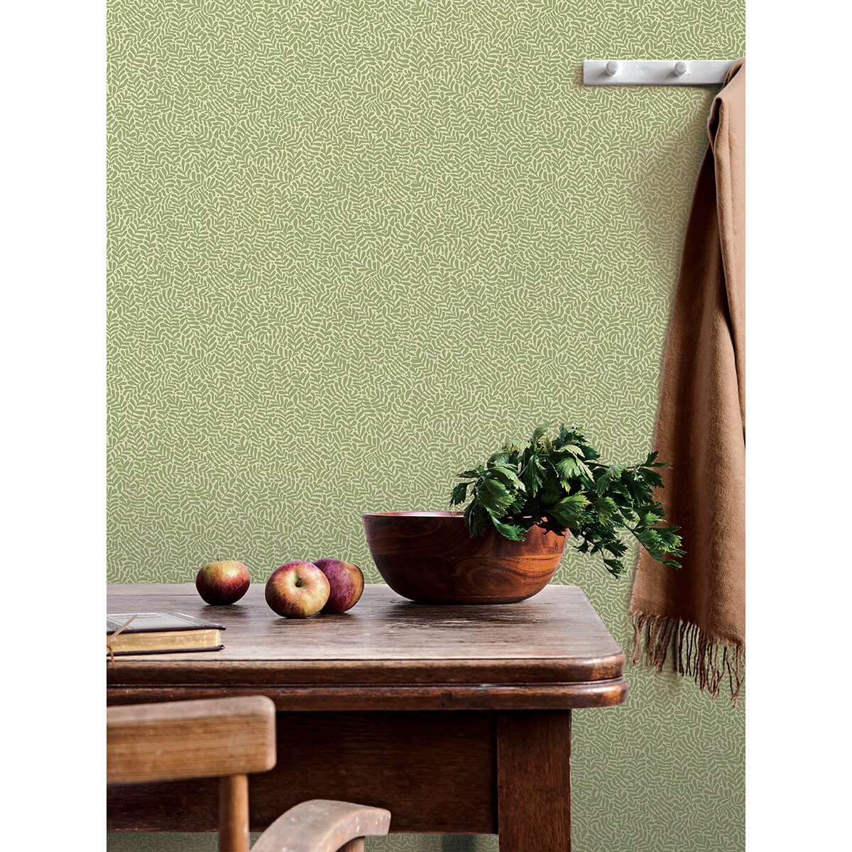 anna-light-green-fern-trail-wallpaper-york-wallcoverings-2999-55001 - York Wallcoverings Wallpaper
