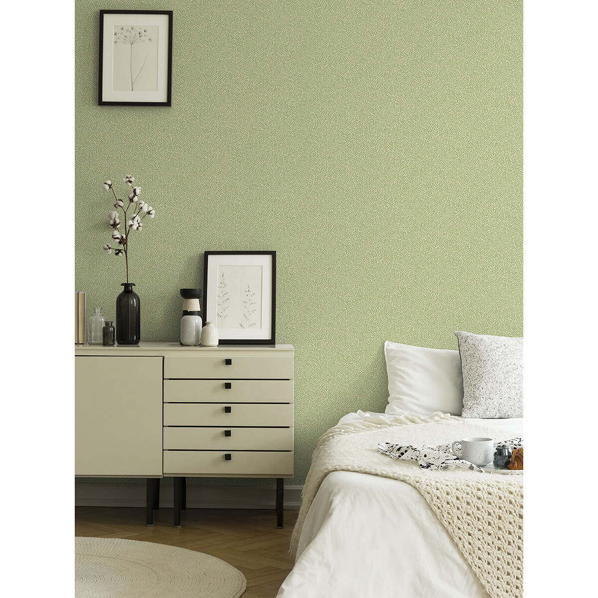 anna-light-green-fern-trail-wallpaper-york-wallcoverings-2999-55001 - York Wallcoverings Wallpaper