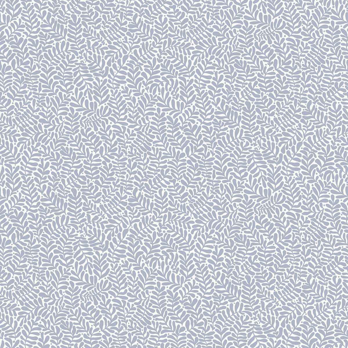 Anna Light Blue Fern Trail Wallpaper - York Wallcoverings - 2999-55002