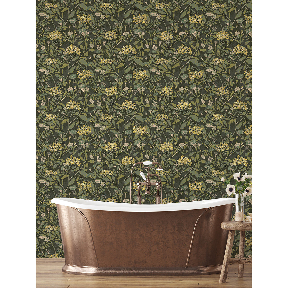 hybbe-dark-green-hydrangea-garden-wallpaper-york-wallcoverings-2999-55022