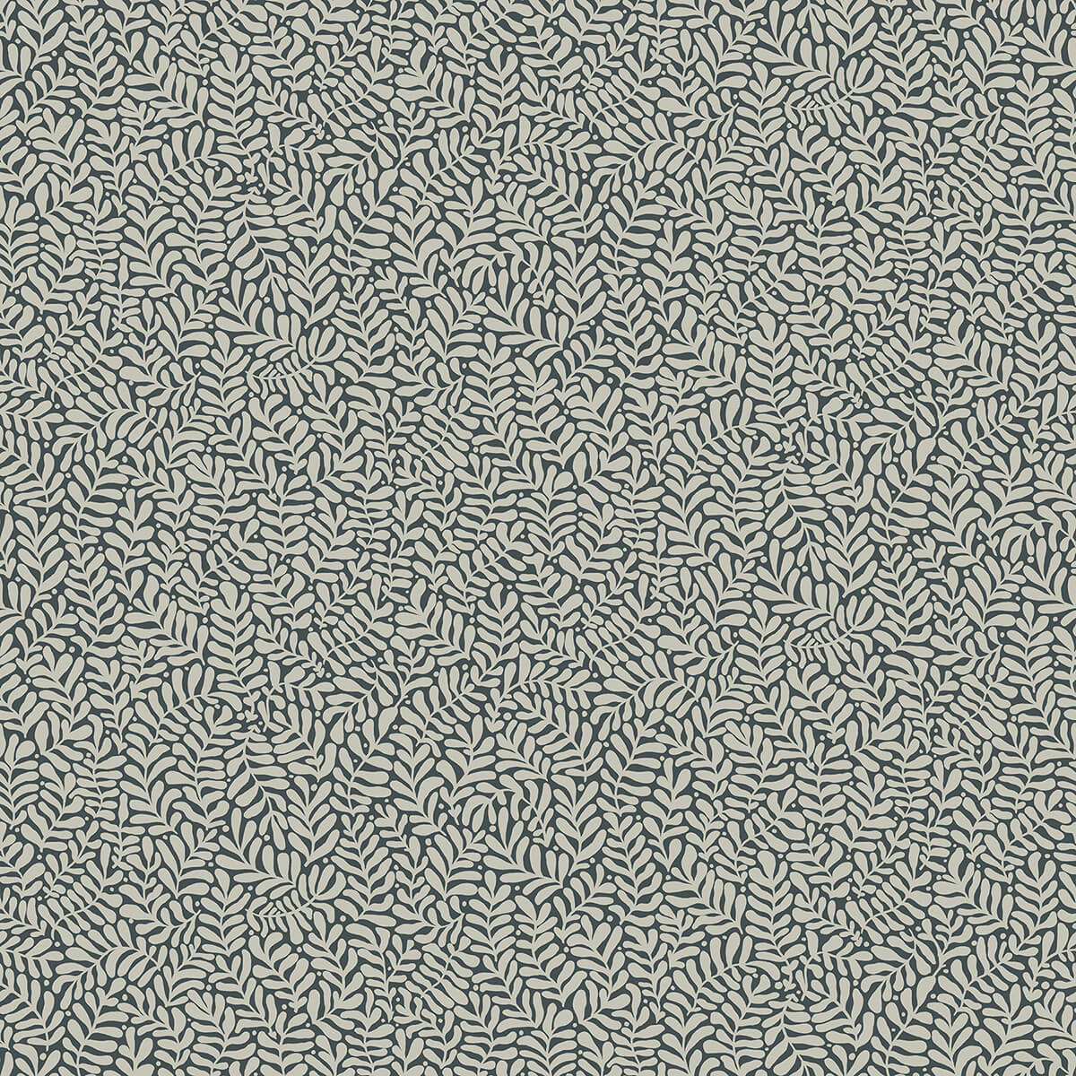 anna-dark-blue-fern-trail-wallpaper-york-wallcoverings-2999-55032 - York Wallcoverings Wallpaper