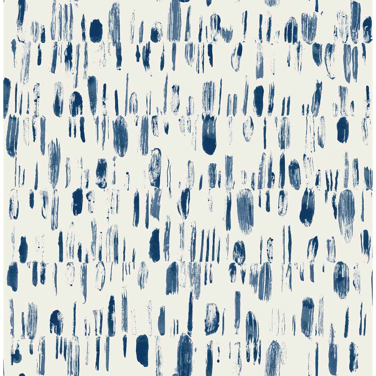 Dwell Navy Brushstrokes Wallpaper - York Wallcoverings - 2973-90202 - York Wallcoverings Wallpaper