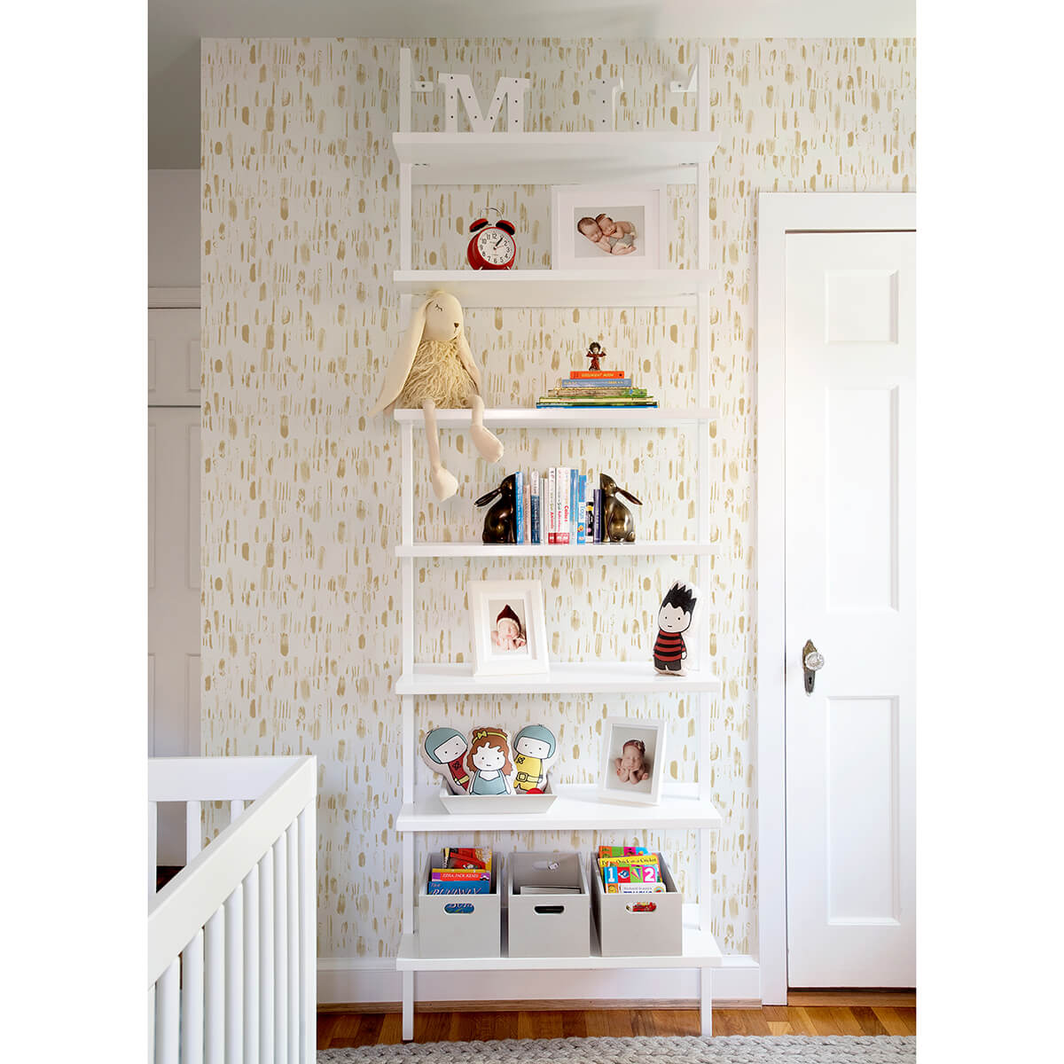 dwell-gold-brushstrokes-wallpaper-york-wallcoverings-2973-90203 - York Wallcoverings Papel pintado