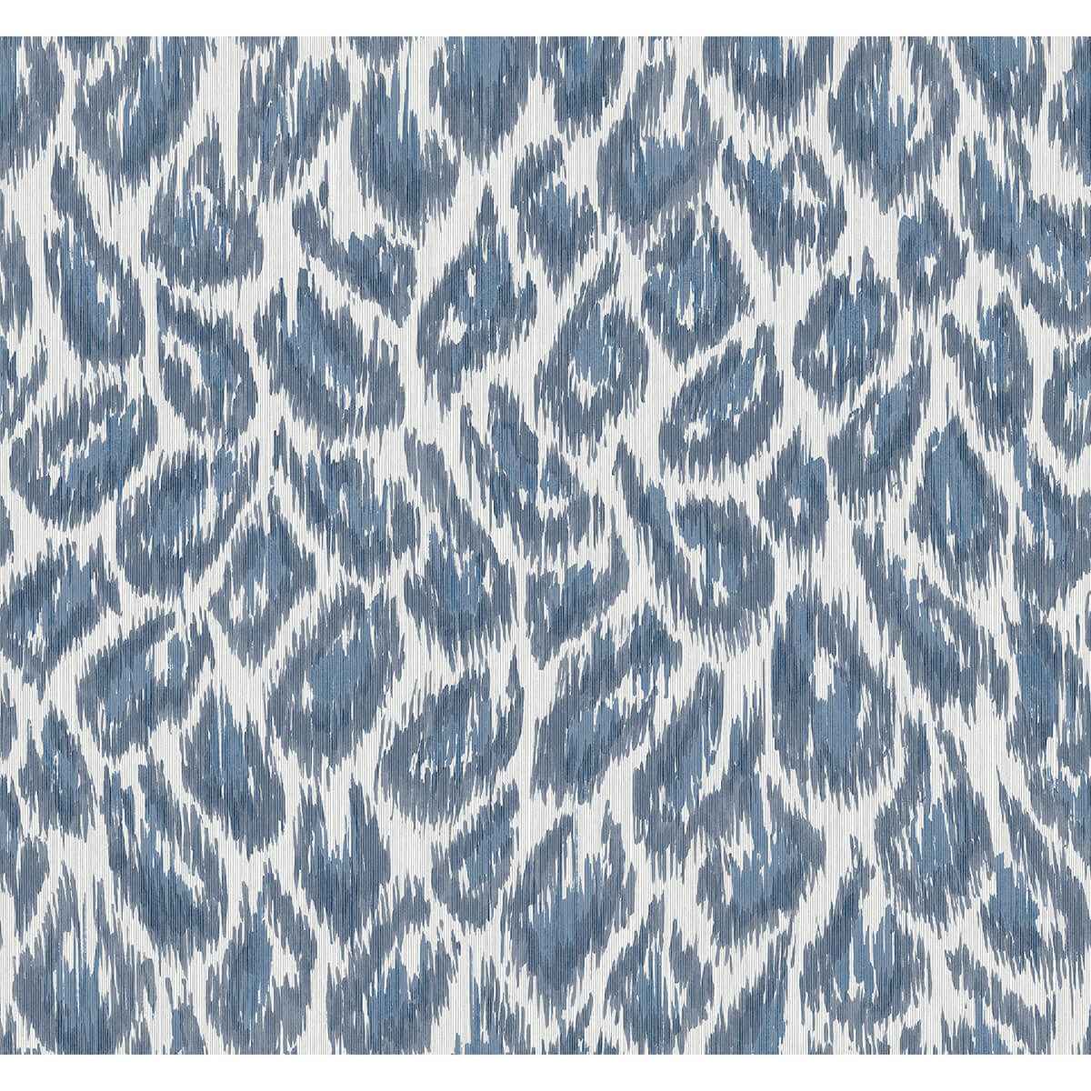 Electra Blue Leopard Spot String Wallpaper - York Wallcoverings - 2973-90301