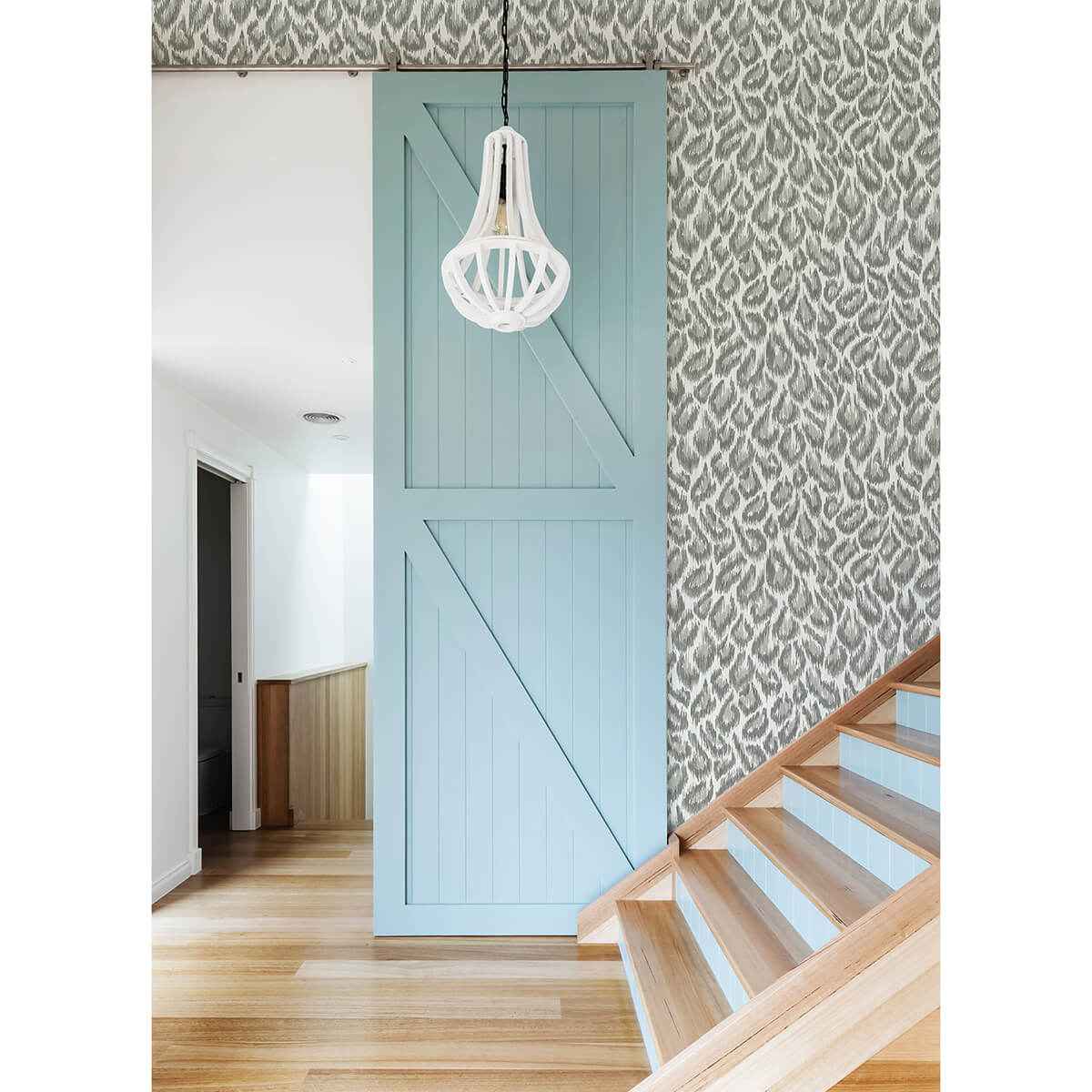 Electra Grey Leopard Spot String Wallpaper - York Wallcoverings - 2973-90302 - York Wallcoverings Wallpaper